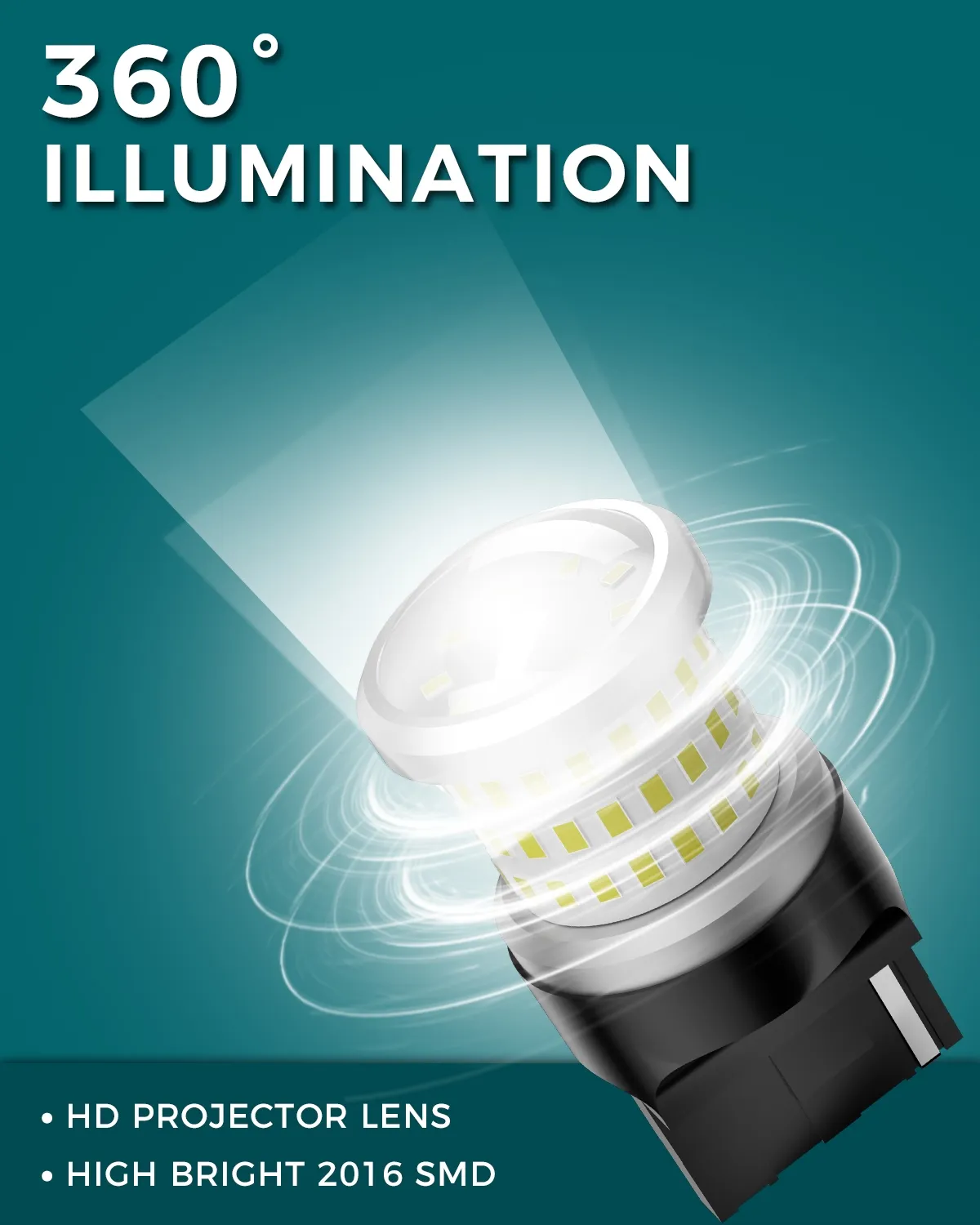 1156 1157 7440 7443 LED Light Bulbs 1200LM DC 10-60V for Car DRL Brake Turn Signal Lights (Pack of 2) thumbnail 15